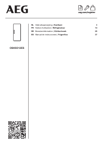 Bedienungsanleitung AEG OSK5O12ES Kühlschrank