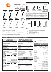 Manual de uso Testo 825 T1 Termómetro de cocina