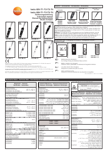 Bedienungsanleitung Testo 825 T4 Küchenthermometer