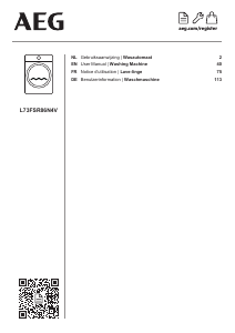 Manual AEG L73FSR86N4V Washing Machine
