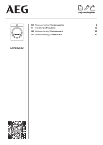 Bruksanvisning AEG LR734L94U Vaskemaskin
