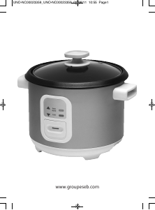 كتيب حلة طهي الأرز RK110E65 Uno Tefal