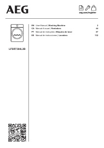 Handleiding AEG LFSR7304L2B Wasmachine