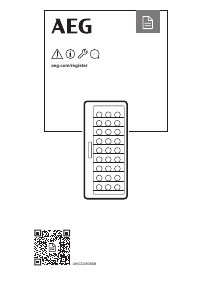 Manual AEG AWCD280B6B Cave de vinho