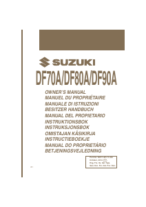 Bedienungsanleitung Suzuki DF70A Aussenborder