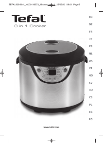 Manual Tefal RK302E31 8in1 Rice Cooker