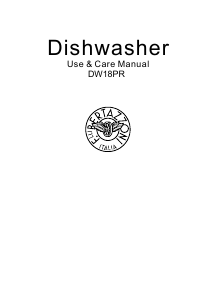 Handleiding Bertazzoni DW18PR Vaatwasser