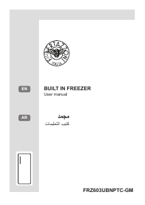 Bruksanvisning Bertazzoni FRZ603UBNPTC-GM Frys