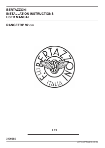 Manuale Bertazzoni RT366PROX Piano cottura