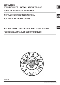 Manuale Bertazzoni FMOD6115ELB1 Forno