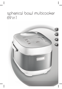 Manual Tefal RK805E32 Multicooker Pro 69in1 Rice Cooker