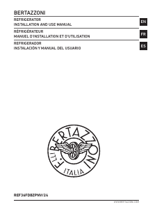Manual de uso Bertazzoni REF36FDBZPNV/24 Refrigerador