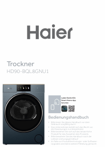 Mode d’emploi Haier HD90-BQL8GNU1 Sèche-linge