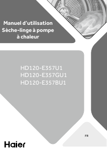 Bruksanvisning Haier HD120‑E357BU1 Torktumlare