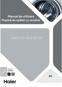 Manual Haier HWD100-B14387U1 Mașină de spalat cu uscator