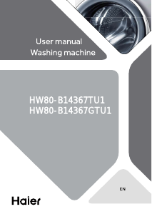 Bruksanvisning Haier HW80-B14367GTU1 Tvättmaskin