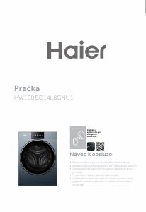 Manuál Haier HW100-BD14L8GNU1 Pračka
