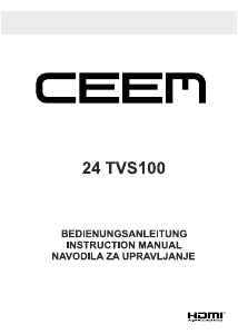 Priročnik CEEM 24 TVS100 LED-televizor