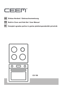 Bedienungsanleitung CEEM CS 150 Herd