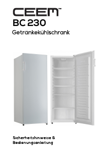 Bedienungsanleitung CEEM BC 230 Kühlschrank