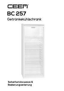 Bedienungsanleitung CEEM BC 257 Kühlschrank