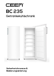 Bedienungsanleitung CEEM BC 235 Kühlschrank