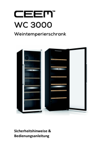 Bedienungsanleitung CEEM WC 3000 Weinklimaschrank