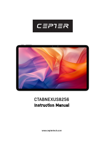Brugsanvisning Cepter CTABNEXUS8256 Tablet