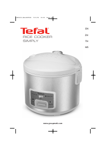 Manual Tefal RK101370 Rice Cooker