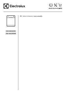 Mode d’emploi Electrolux ESC88300SX Lave-vaisselle