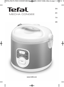 Handleiding Tefal RK104670 Mecha Congee Rijstkoker