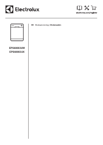 Bruksanvisning Electrolux EPS60083UW Diskmaskin