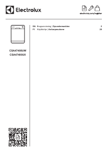 Brugsanvisning Electrolux CSA47400UX Opvaskemaskine