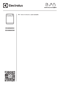Mode d’emploi Electrolux ESG88600SW Lave-vaisselle