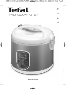 Manual Tefal RK106670 Micro Rice Cooker