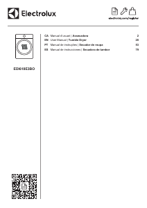 Manual de uso Electrolux EDI618E3BO Secadora