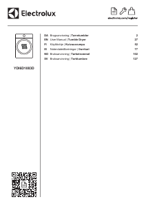 Brugsanvisning Electrolux YDI6D1083D Tørretumbler