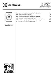 Manual Electrolux EW6D28WE Uscător