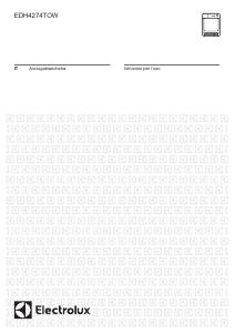 Manuale Electrolux EDH4274TOW Asciugatrice