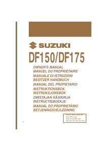 Bedienungsanleitung Suzuki DF175 Aussenborder