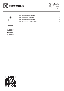 Brugsanvisning Electrolux XUE7DK1 Fryser