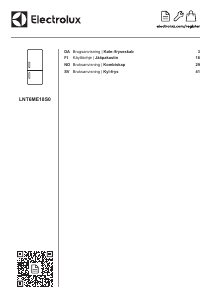 Käyttöohje Electrolux LNT6ME18S0 Jääkaappipakastin