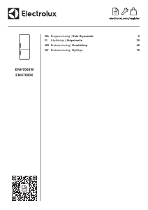 Bruksanvisning Electrolux ENH7000W Kyl-frys