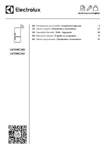 Manuál Electrolux LNT8MC36X Lednice s mrazákem
