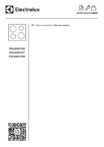 Mode d’emploi Electrolux EGL62821OT Table de cuisson