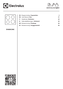 Käyttöohje Electrolux EH60KI3NC Keittotaso