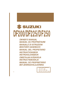 Bedienungsanleitung Suzuki DF225 Aussenborder