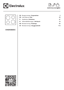 Käyttöohje Electrolux EH60KB6BSC Keittotaso