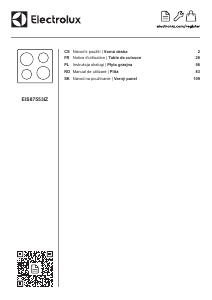Manual Electrolux EIS87553IZ Plită