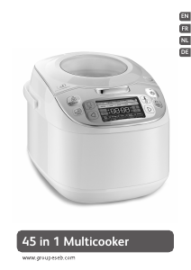 Manual Tefal RK812132 Advanced Multicooker 45in1 Rice Cooker